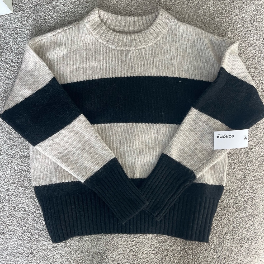 Brand new striped sweater